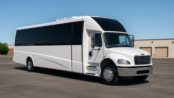 Exterior of Charter Bus Company Rexburg's 20 Passenger Mini bus in Rexburg