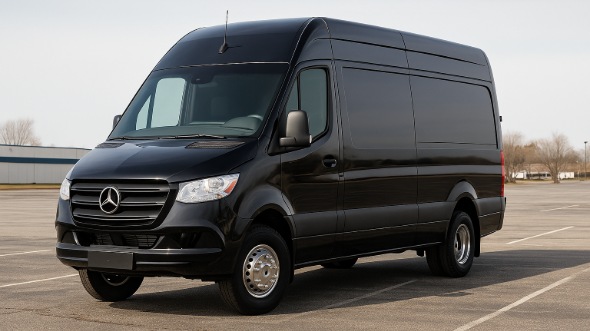 idaho falls sprinter van with driver